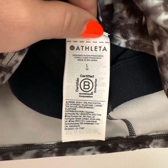 ATHLETA - Conscious Crop D-DD Longline Sports Bra - Picture 3 of 6